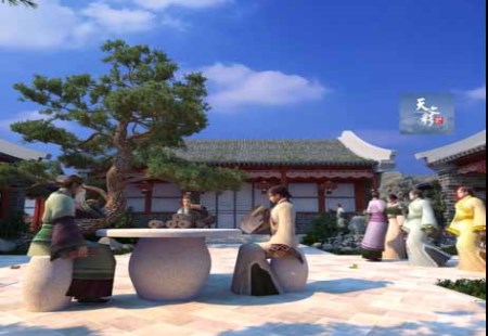 蟠龍寺院三維動(dòng)畫(huà)